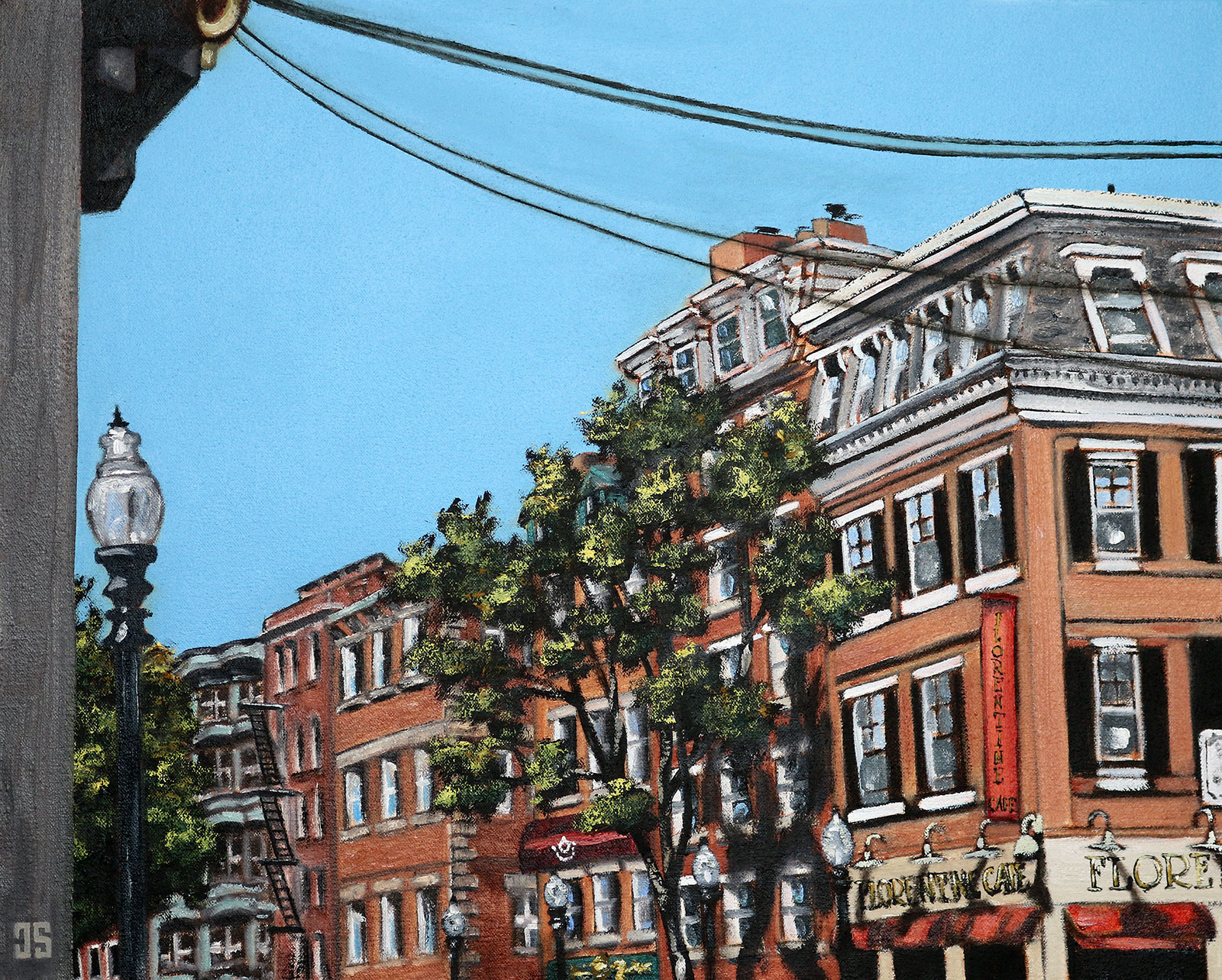 Oil painting "Little Italy, Boston" by Jeffrey Dale Starr