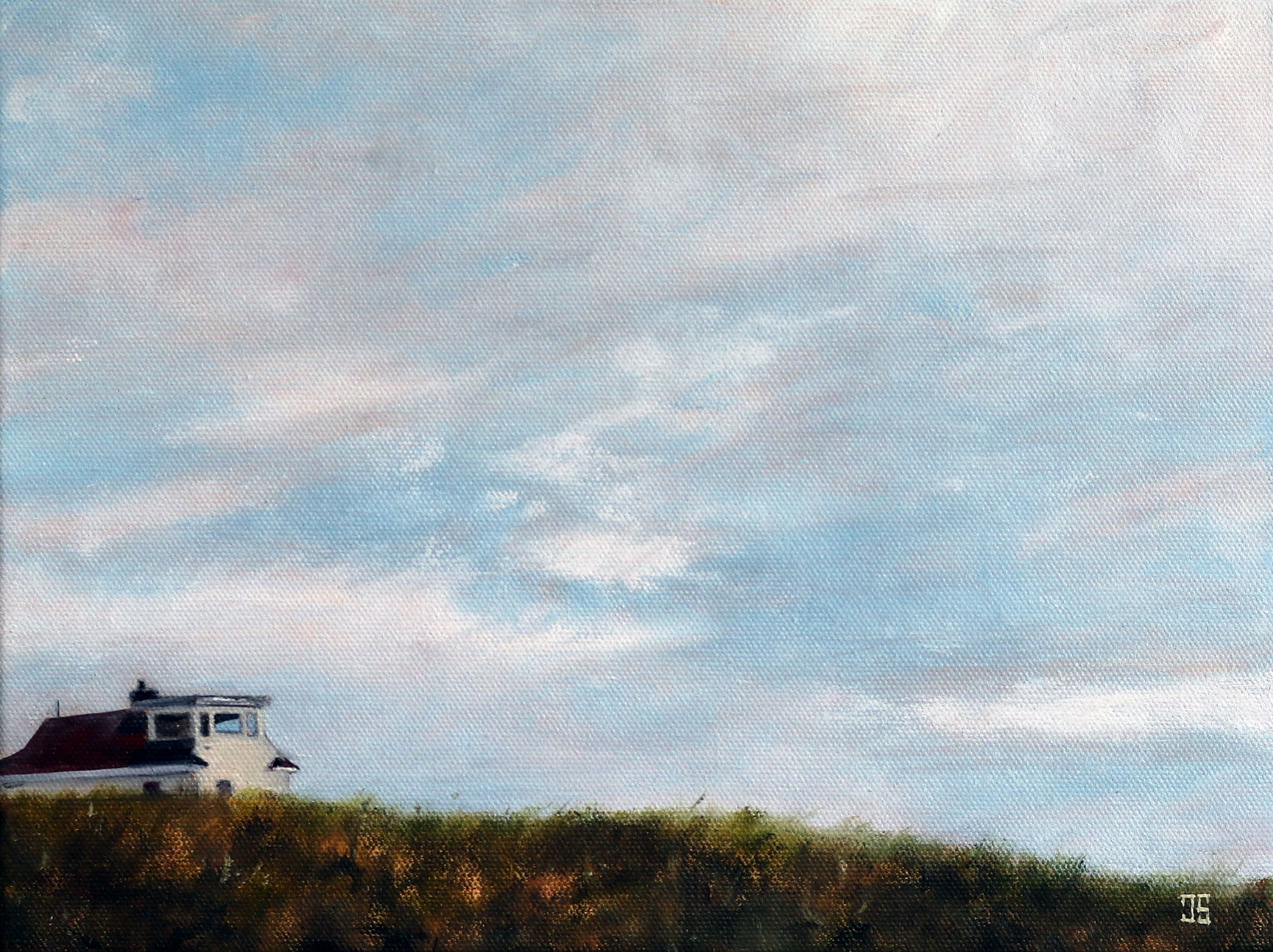 Oil painting "Race Point in May" by Jeffrey Dale Starr