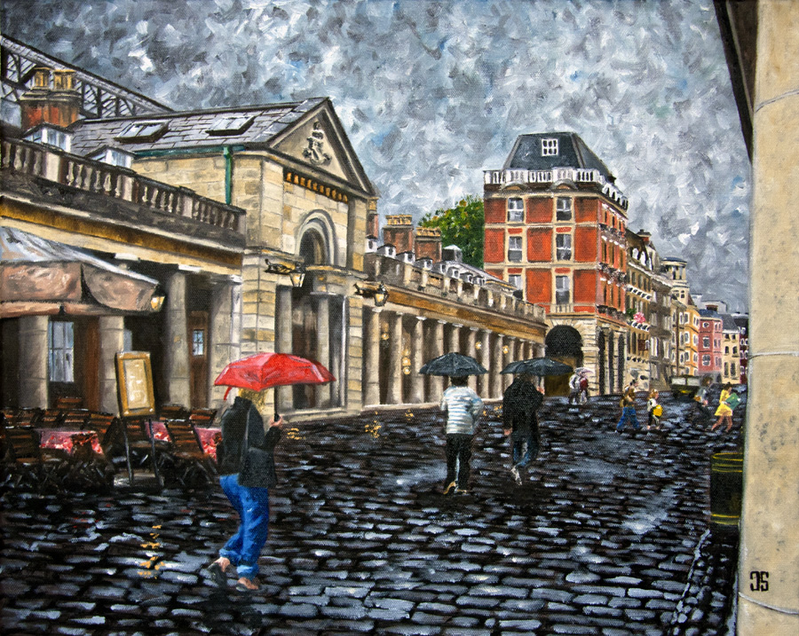 Rainy Afternoon in Covent Garden