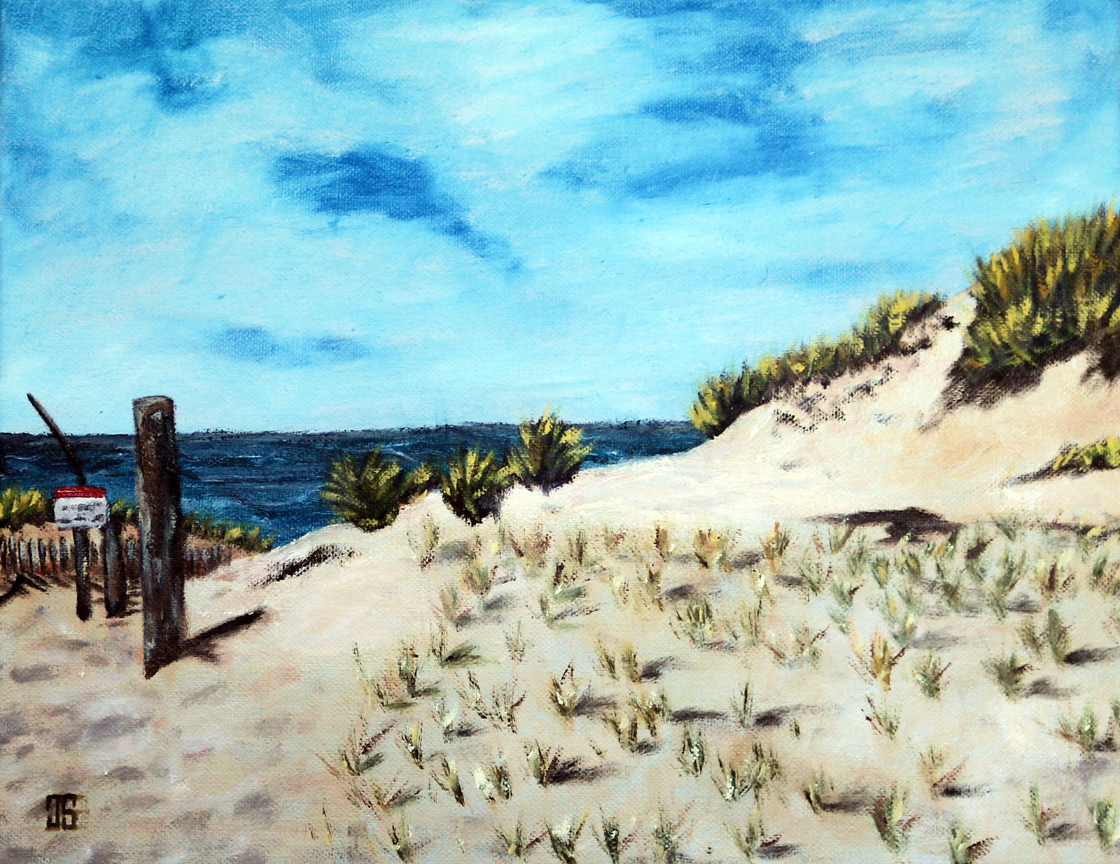 Oil painting "Race Point Beach" by Jeffrey Dale Starr