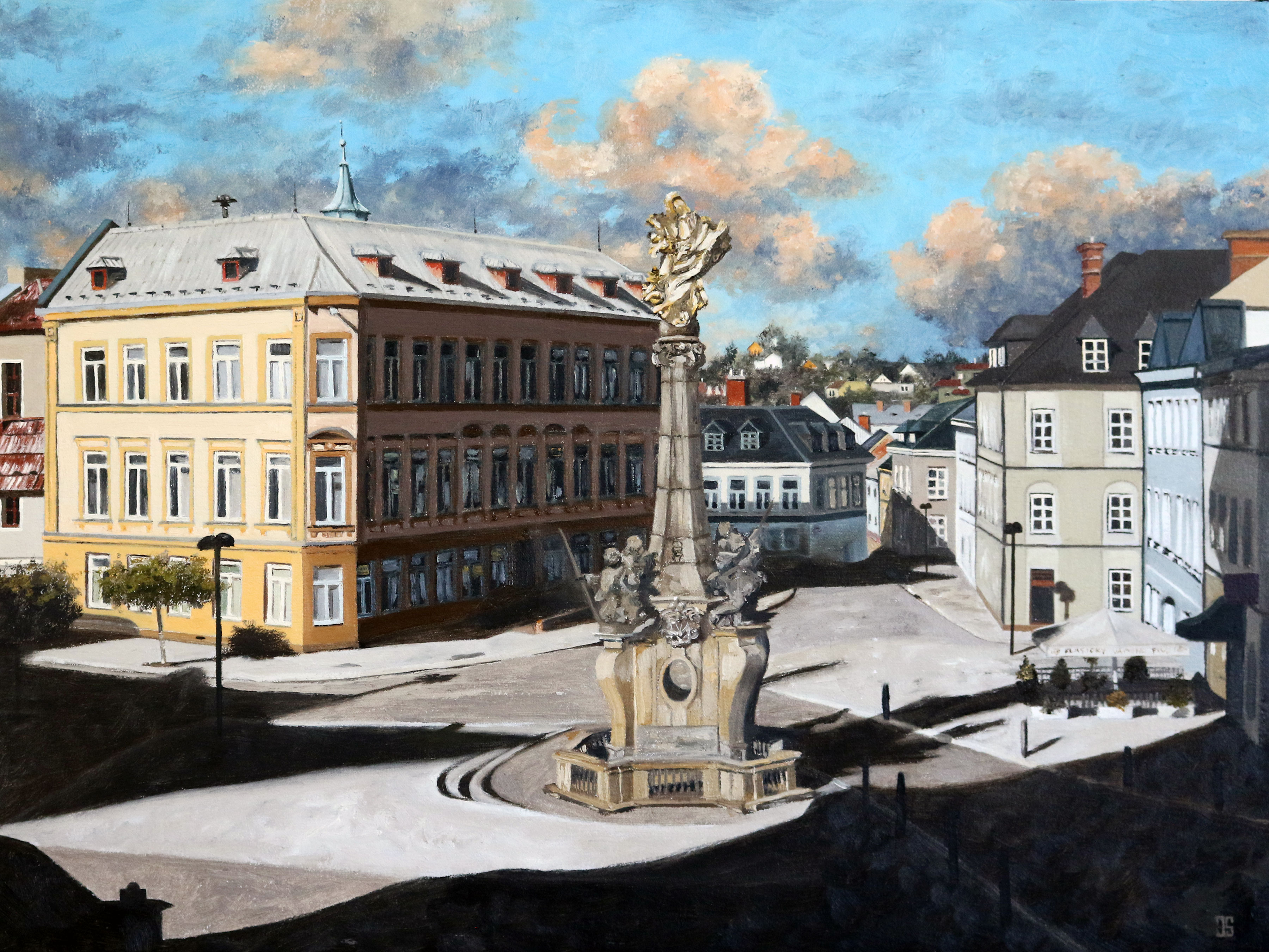 Main Square, Sternberk, Czech Republic by Jeffrey Dale Starr
