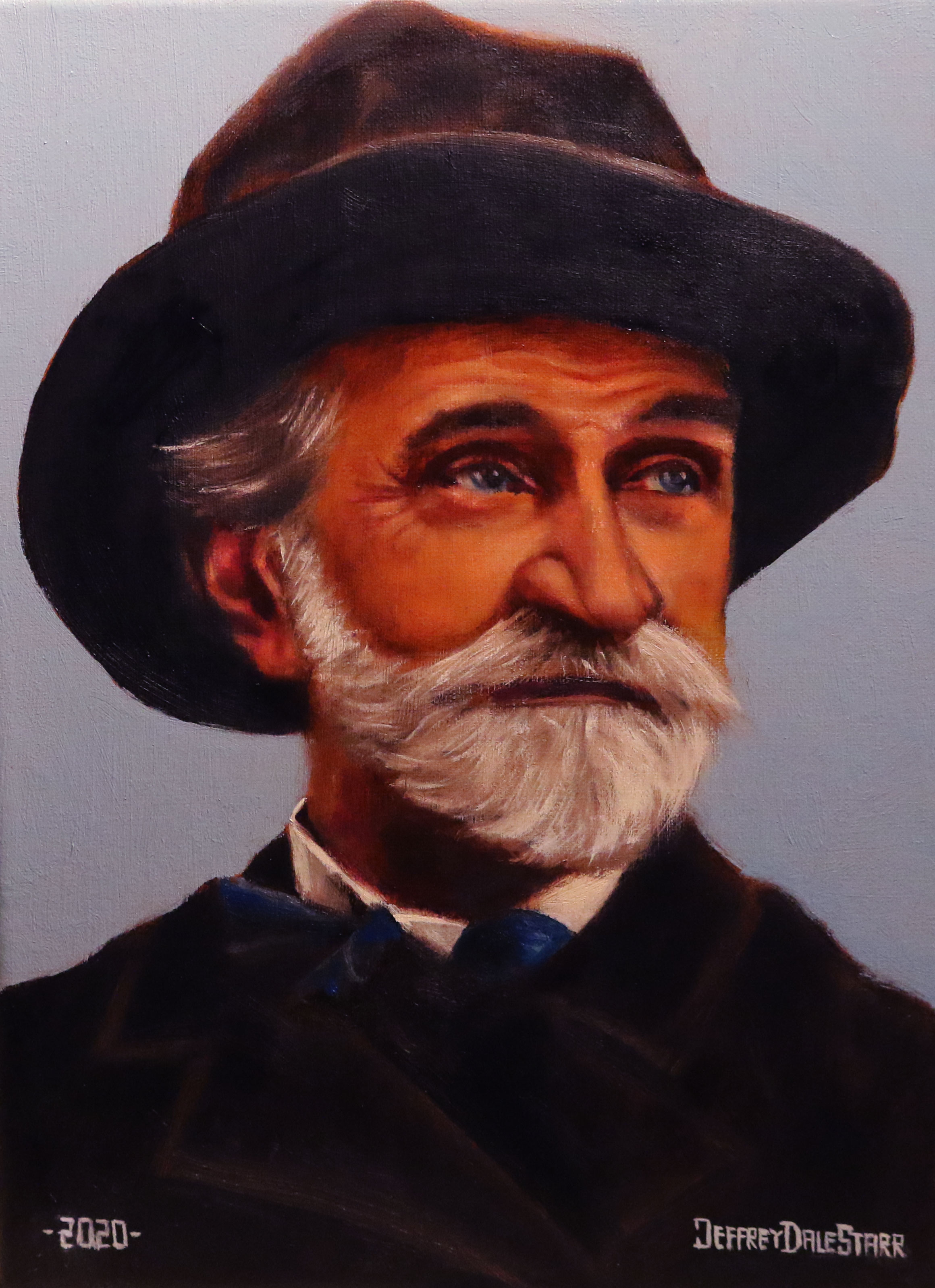 Oil painting "Giuseppe Verdi" by Jeffrey Dale Starr