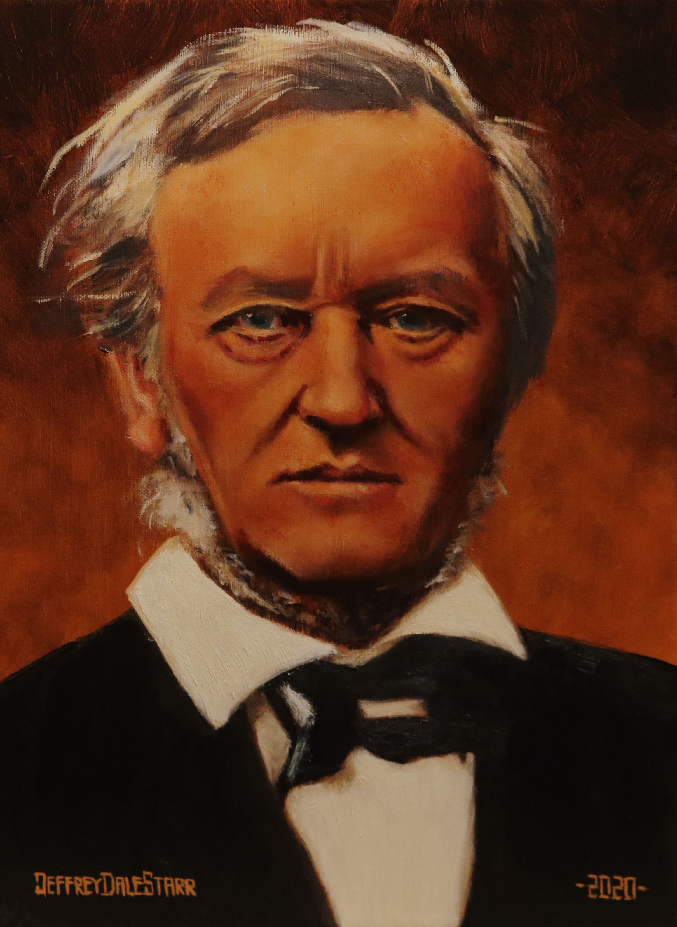 Oil painting "Richard Wagner" by Jeffrey Dale Starr