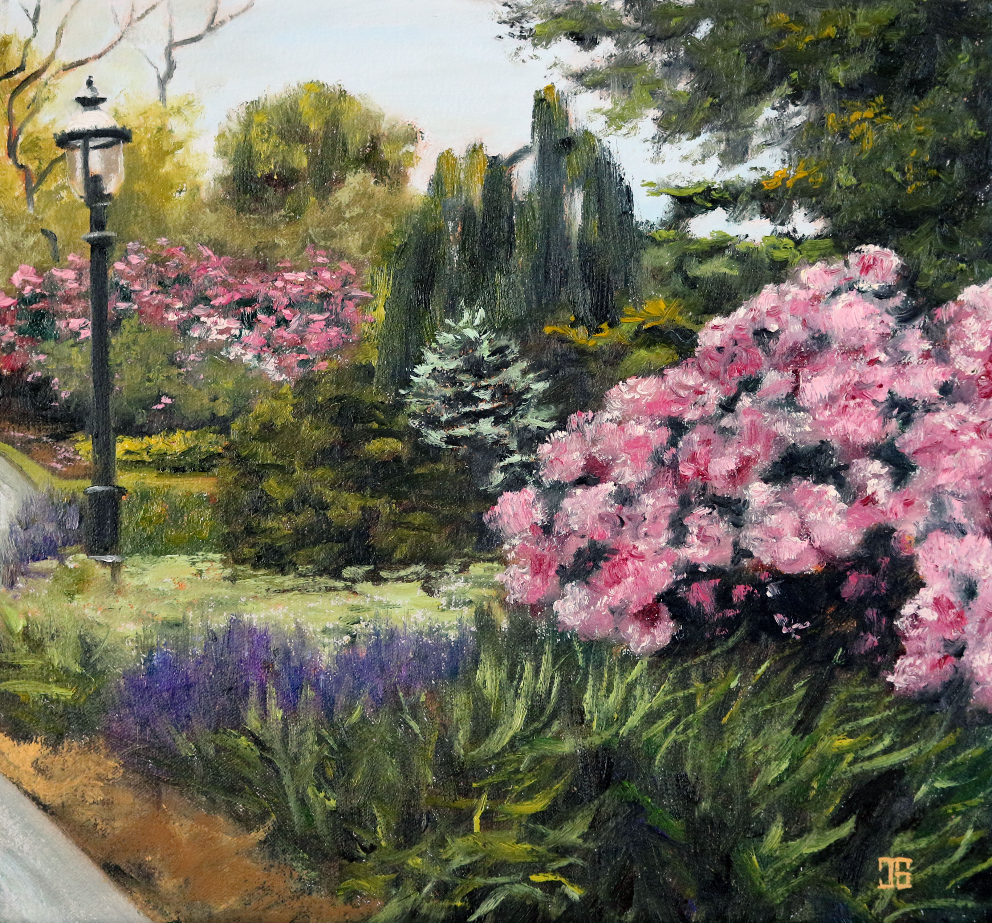 Oil painting "Scenic Park" by Jeffrey Dale Starr